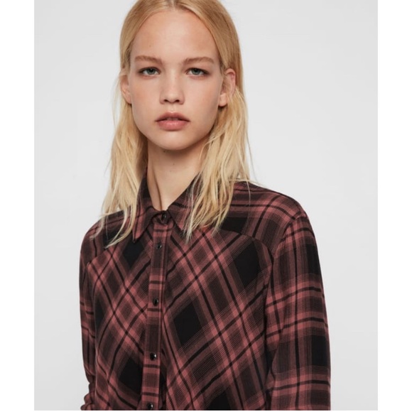 All Saints Tala Check Dress - Picture 2 of 13